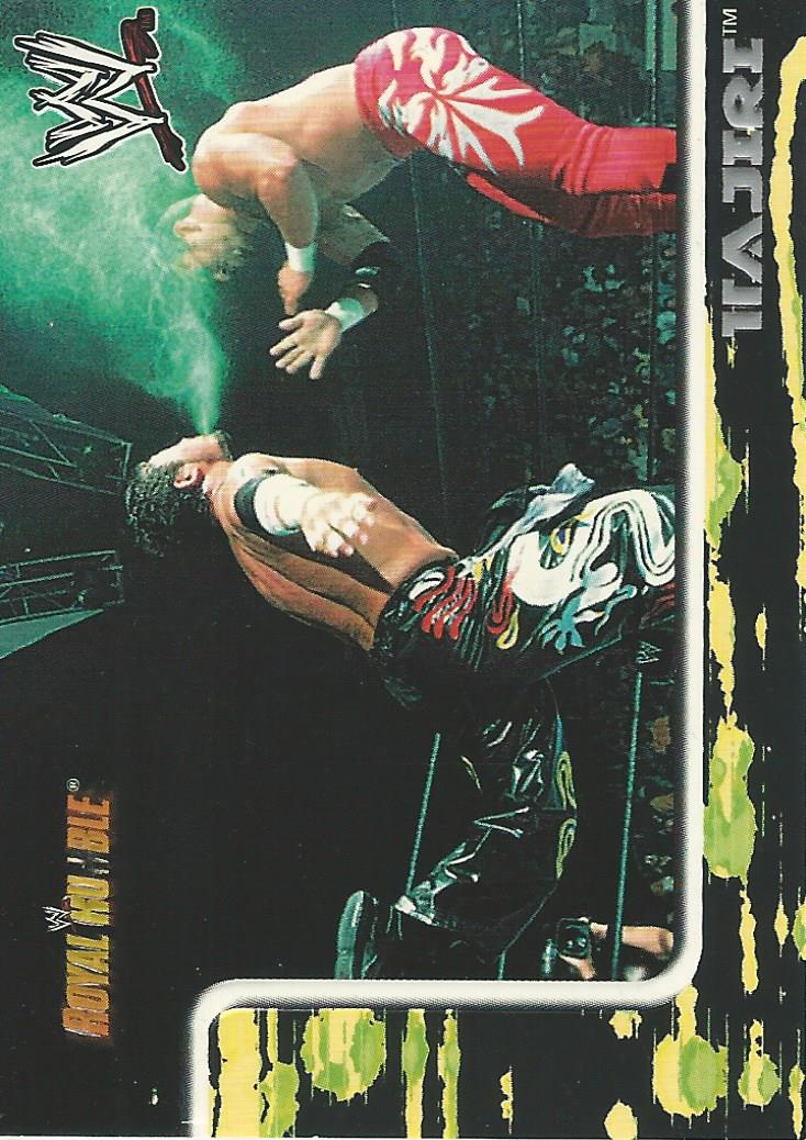 WWE Fleer Royal Rumble 2002 Trading Cards Tajiri No.51