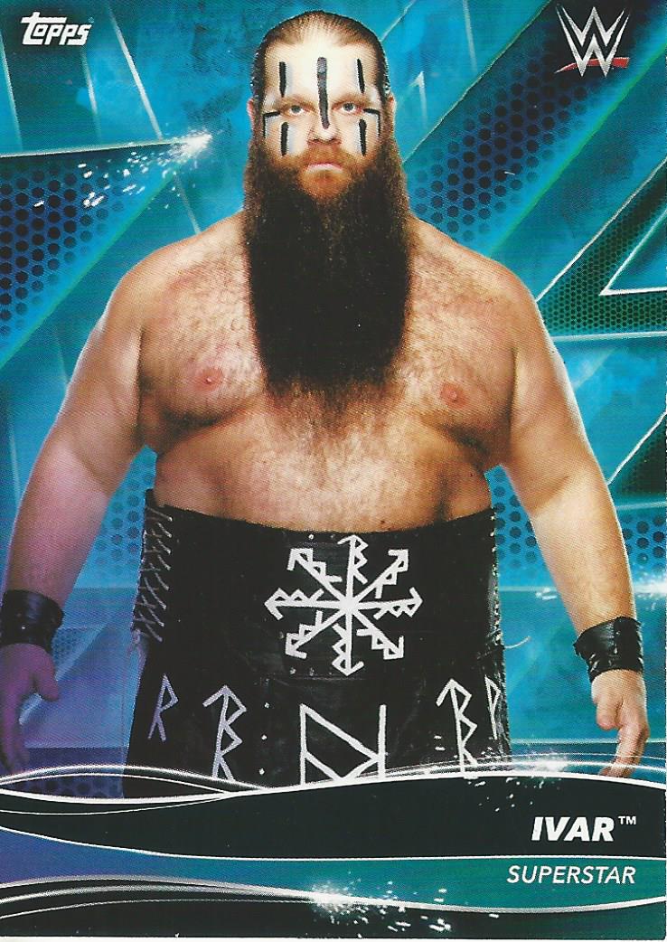 Topps WWE Superstars 2021 Trading Cards Ivar No.51