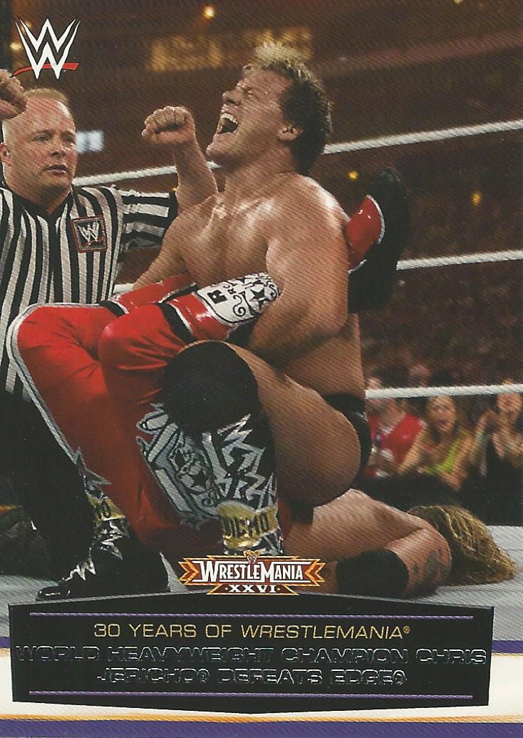 WWE Topps Road to Wrestlemania 2014 Trading Cards Chris Jericho 51 of 60