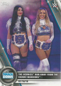 WWE Topps Women Division 2020 Trading Cards Billie Kay and Peyton Royce No.51