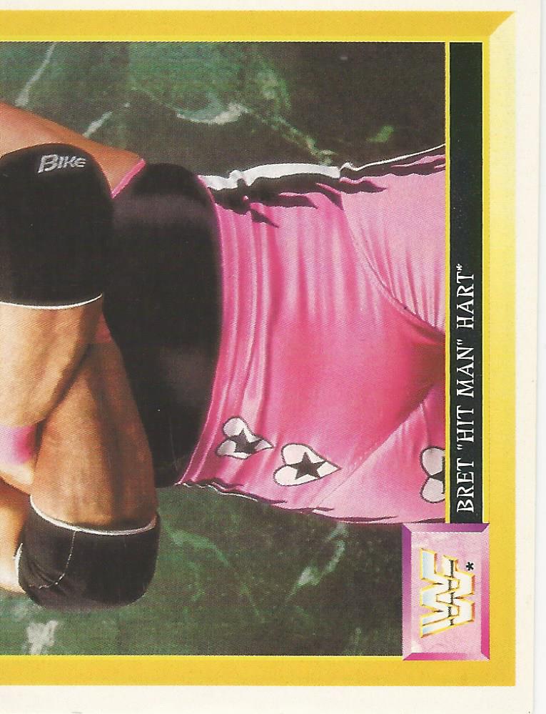 WWF Merlin Sticker Collection 1994 Bret Hitman Hart No.51