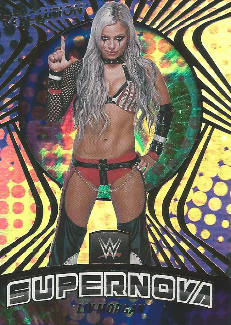 WWE Panini Revolution 2022 Trading Cards Liv Morgan Supernova No.15
