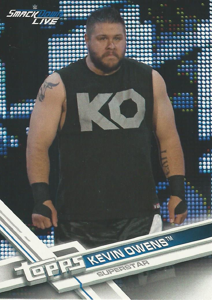 WWE Topps Then Now Forever 2017 Trading Card Kevin Owens No.151