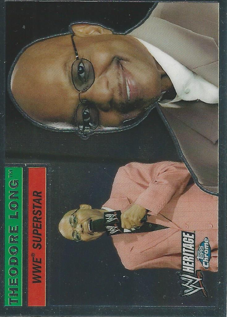 WWE Topps Chrome Heritage Trading Card Theodore Long No.51