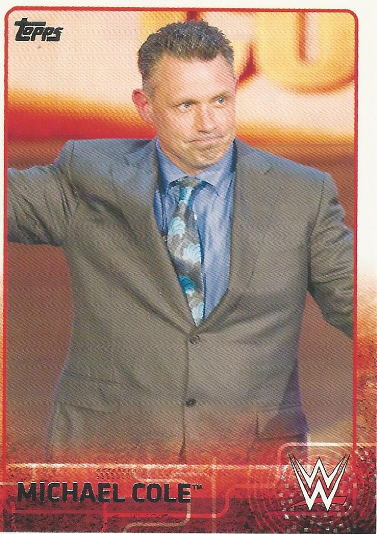 WWE Topps 2015 Trading Card Michael Cole No.51