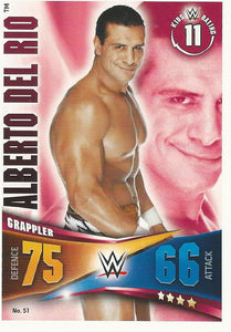 WWE Topps Slam Attax Rivals 2014 Trading Card Alberto Del Rio No.51