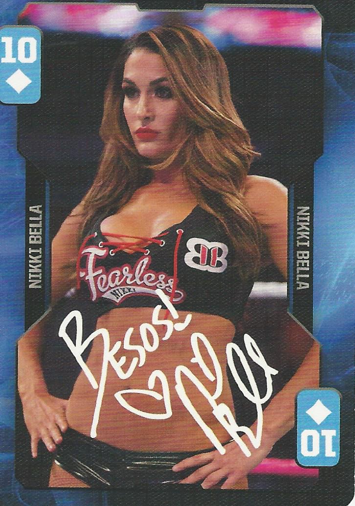 WWE Evolution Playing Cards 2019 Nikki Bella