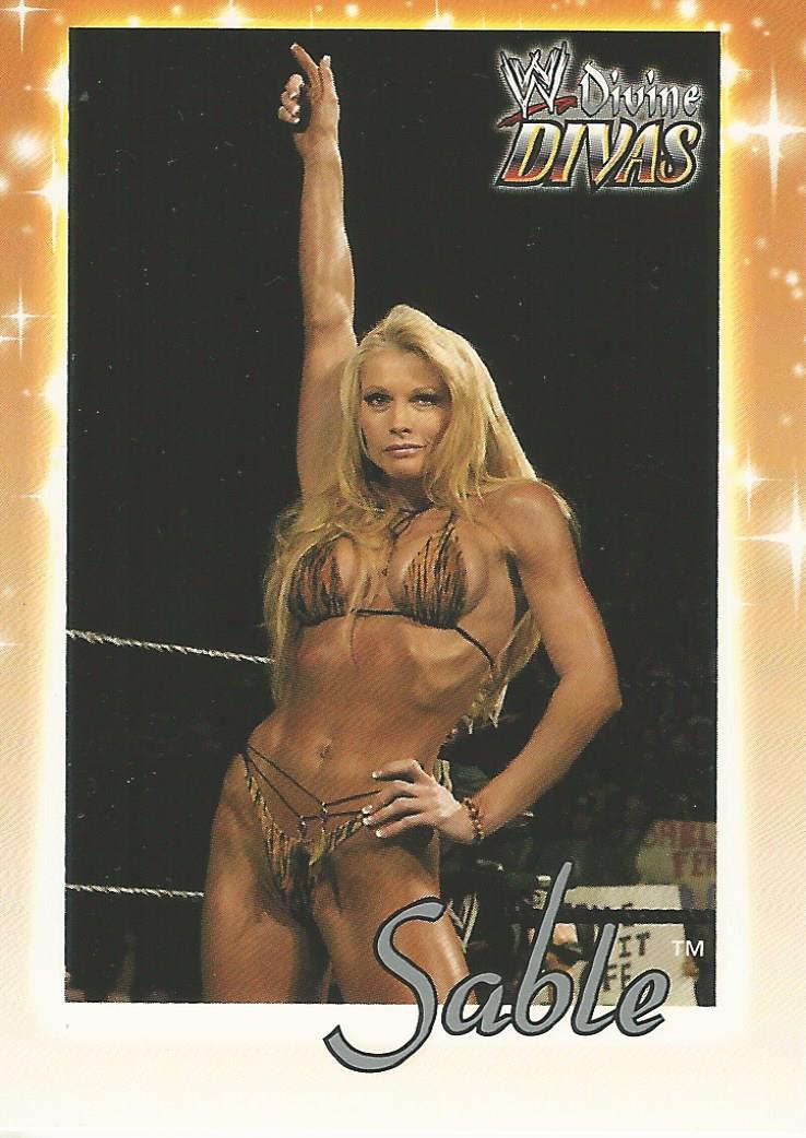WWE Fleer Divine Divas Trading Card 2003 Sable No.52