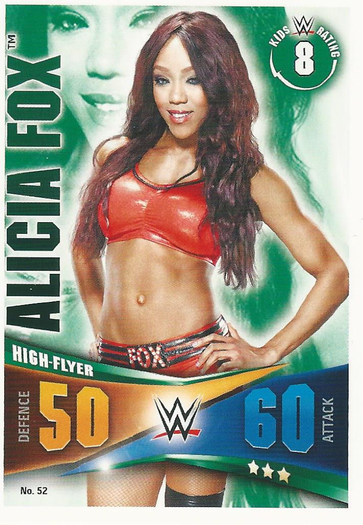 WWE Topps Slam Attax Rivals 2014 Trading Card Alicia Fox No.52