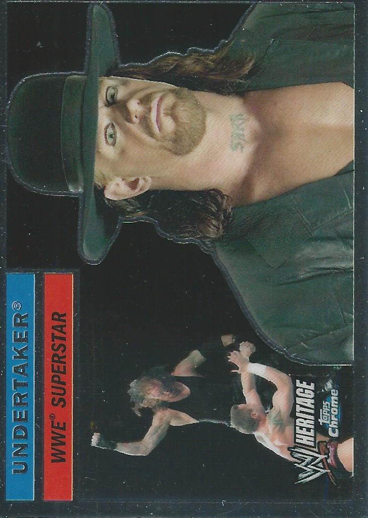 WWE Topps Chrome Heritage Trading Card 2006 Undertaker No.52