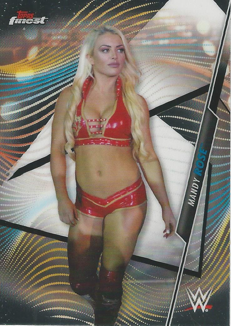 WWE Topps Finest 2020 Trading Card Mandy Rose No.52