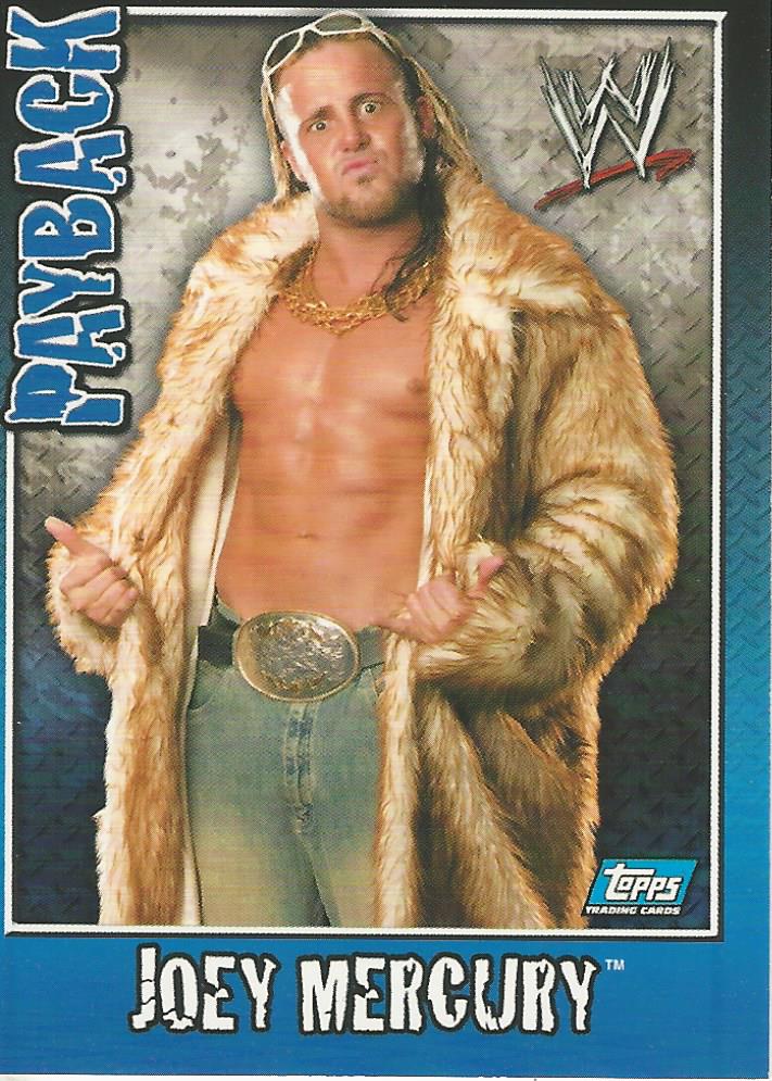 WWE Topps Payback 2006 Trading Card Joey Mercury No.52