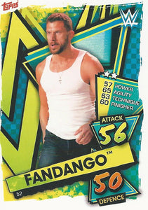 WWE Topps Slam Attax 2021 Trading Card Fandango No.52