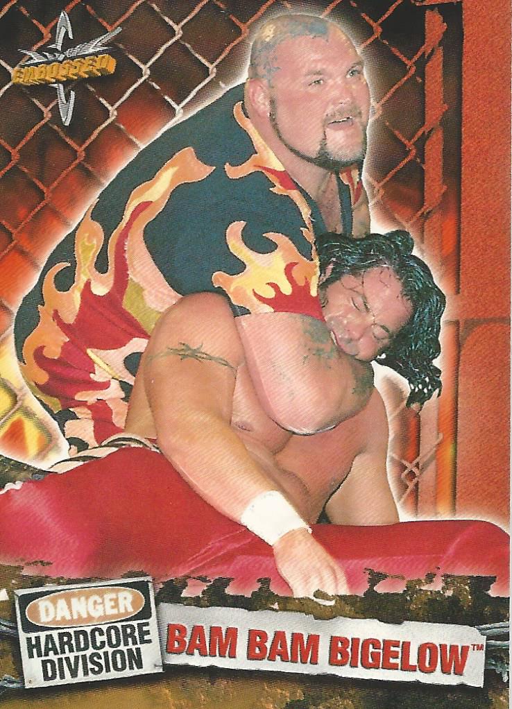 WCW Topps Embossed Trading Cards 1999 Bam Bam Bigelow No.52