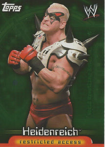 WWE Topps Insider 2006 Trading Card Heidenreich No.52