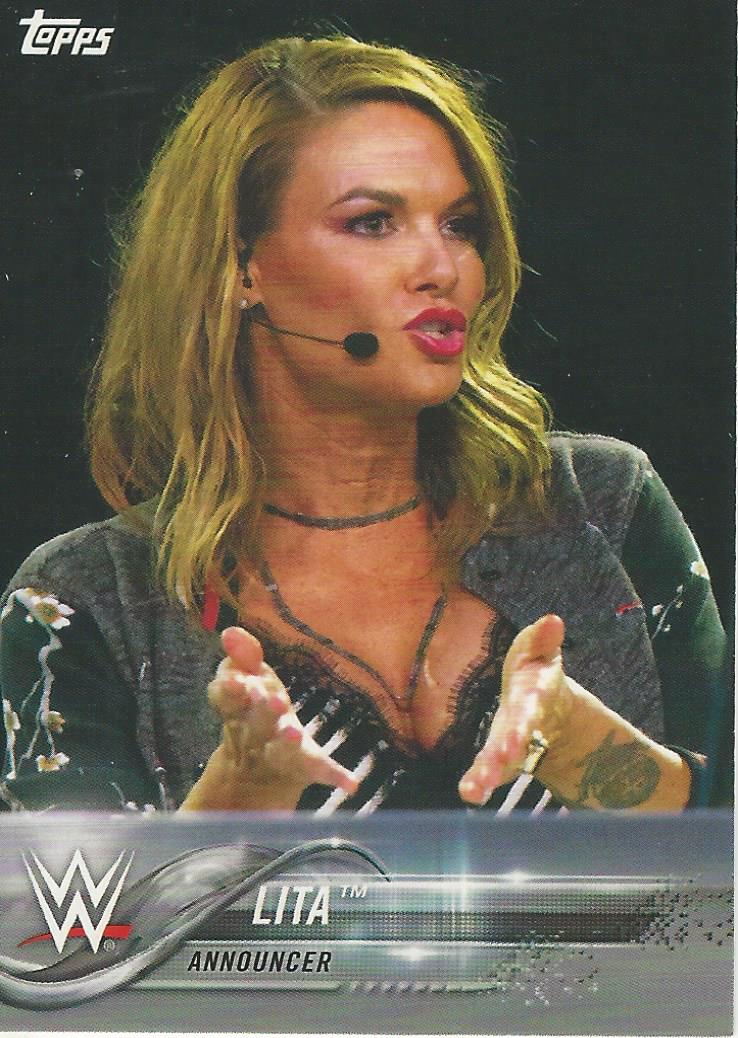 WWE Topps 2018 Trading Cards Lita No.52