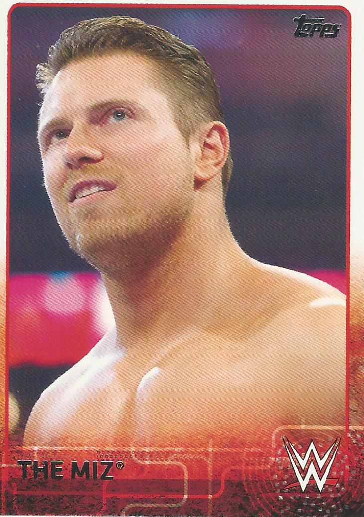 WWE Topps 2015 Trading Card The Miz No.52