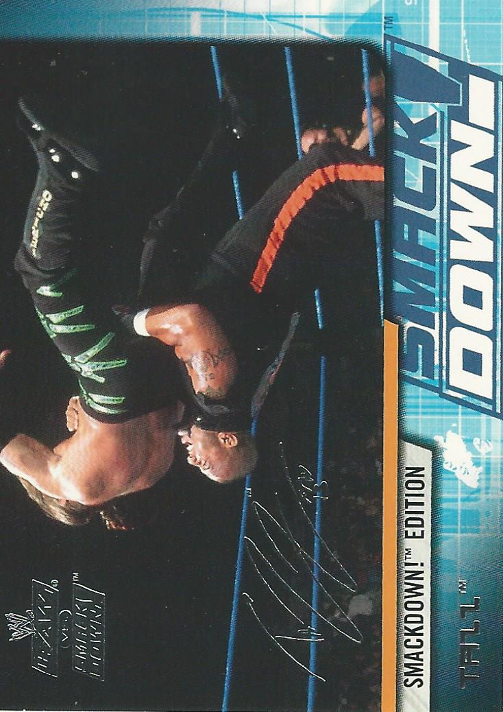 WWE Fleer Raw vs Smackdown Trading Card 2002 Tazz No.52
