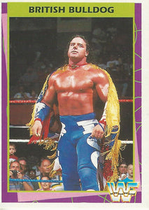 WWF Merlin Trading Card 1995 British Bulldog No.52