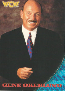 WCW/NWO Topps 1998 Trading Card Mean Gene Okerlund No.53
