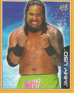 WWE Topps A-Z Sticker Collection 2014 Jimmy Uso No.53