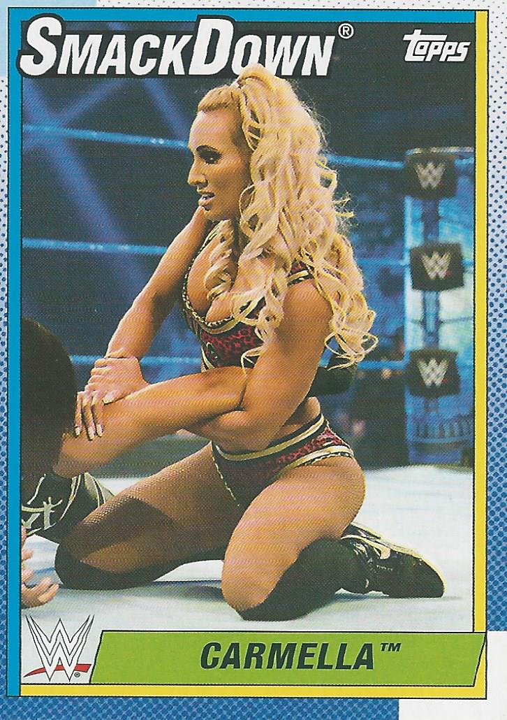 WWE Topps Heritage 2021 Trading Card Carmella No.53