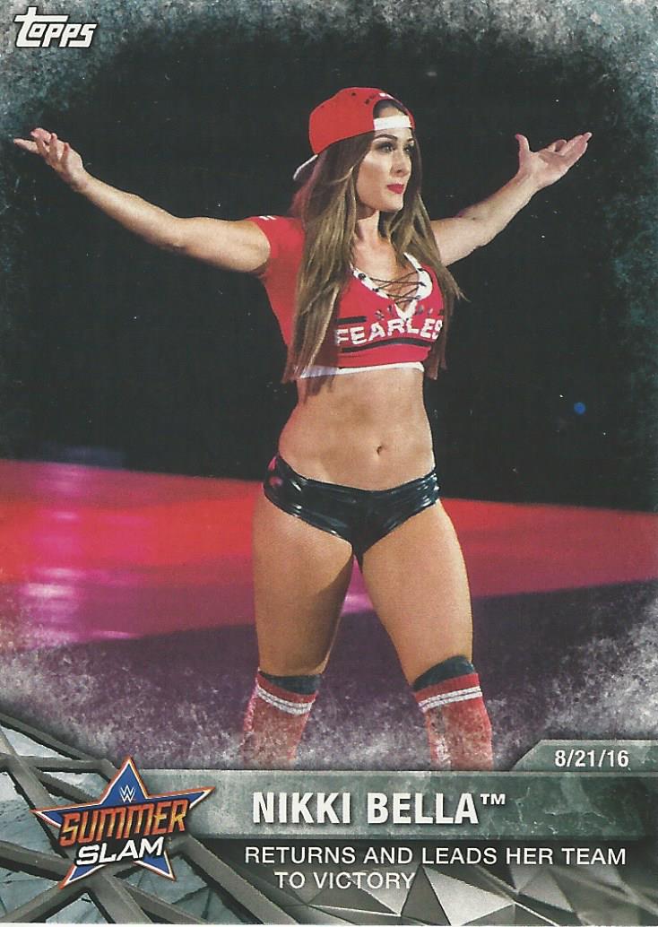 WWE Topps Women Division 2017 Trading Card Nikki Bella WWE-3