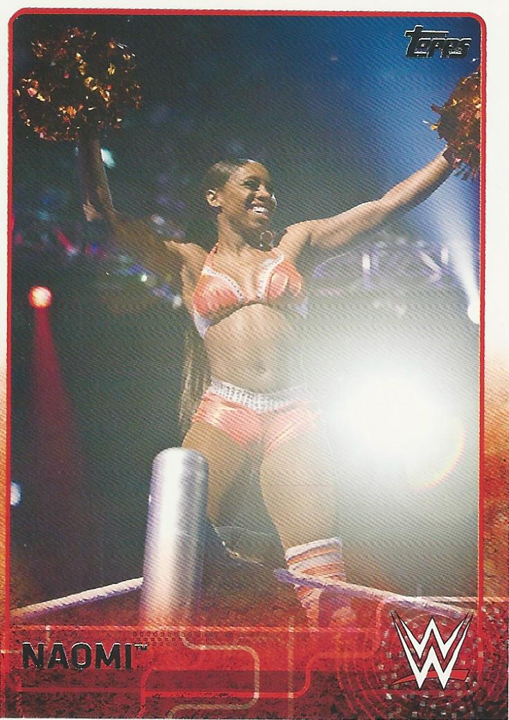 WWE Topps 2015 Trading Card Naomi No.53