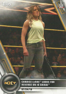 WWE Topps Women Division 2020 Trading Cards Candice LeRae No.53