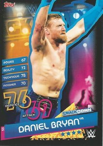 WWE Topps Slam Attax Reloaded 2020 Trading Card Daniel Bryan No.53