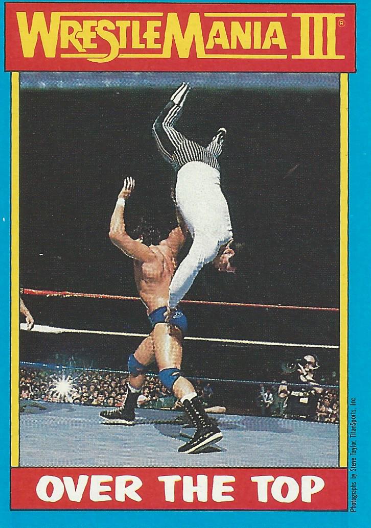 Topps WWF Wrestling Trading Cards 1987 Tito Santana No.53