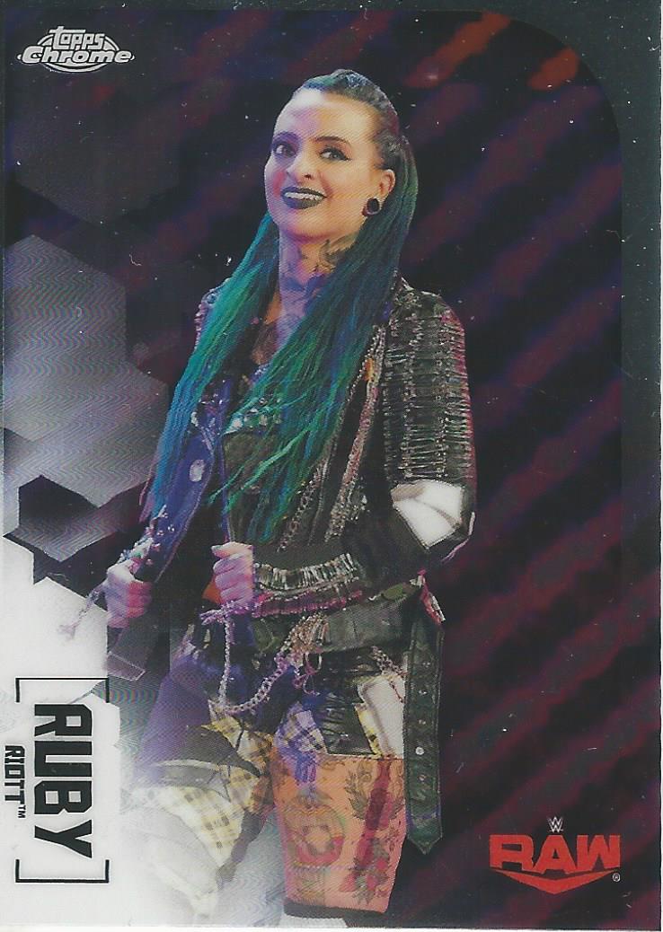 WWE Topps Chrome 2020 Trading Cards Ruby Riott No.53