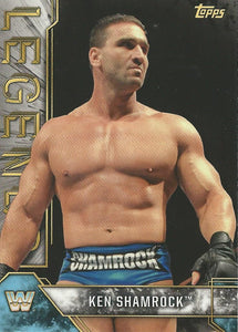 WWE Topps Legends 2017 Trading Card Ken Shamrock No.53