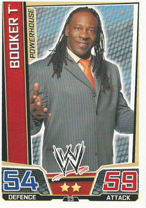 WWE Slam Attax Superstars 2013 Trading Card Booker T No.53