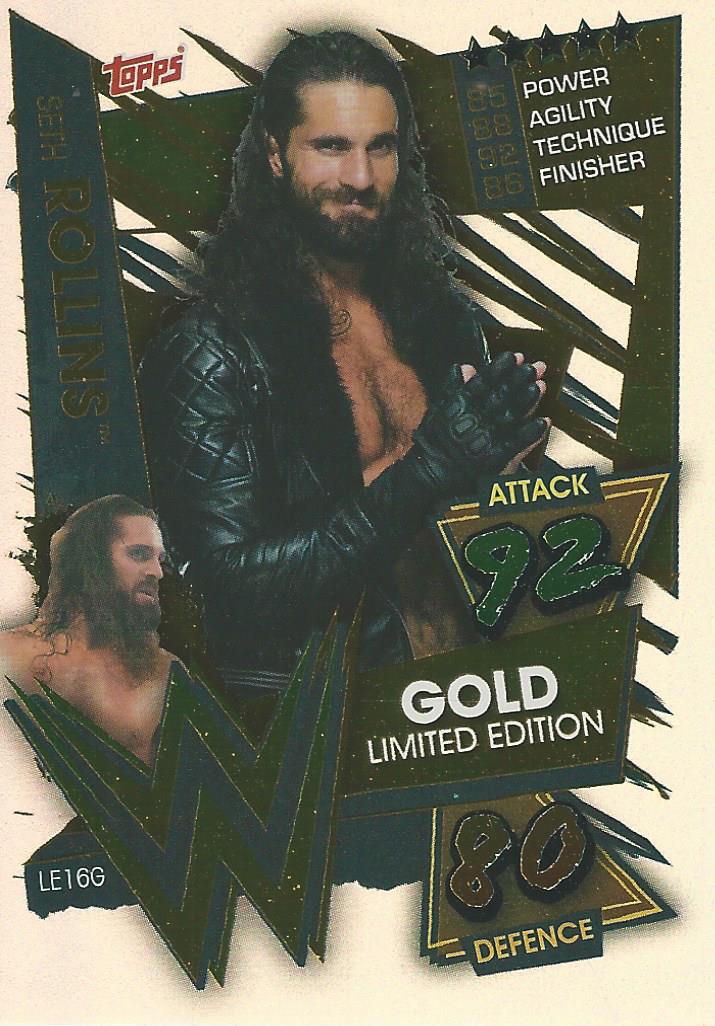 WWE Topps Slam Attax 2021 Trading Card Seth Rollins LE16G