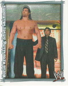 WWE Topps Superstars Uncovered 2007 Sticker Collection The Great Khali No.53