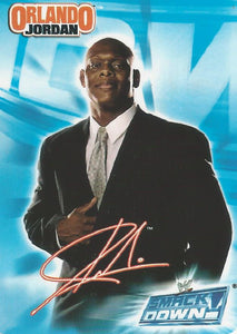 WWE Smackdown 2004 Tesla Trading Cards Orlando Jordan No.53