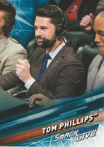 WWE Topps Smackdown 2019 Trading Cards Tom Phillips No.53