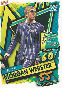 WWE Topps Slam Attax 2021 Trading Card Flash Morgan Webster No.54