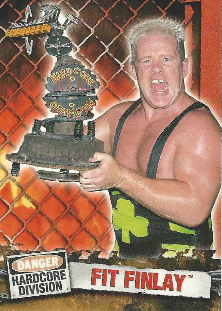 WCW Topps Embossed Trading Cards 1999 Finlay No.54
