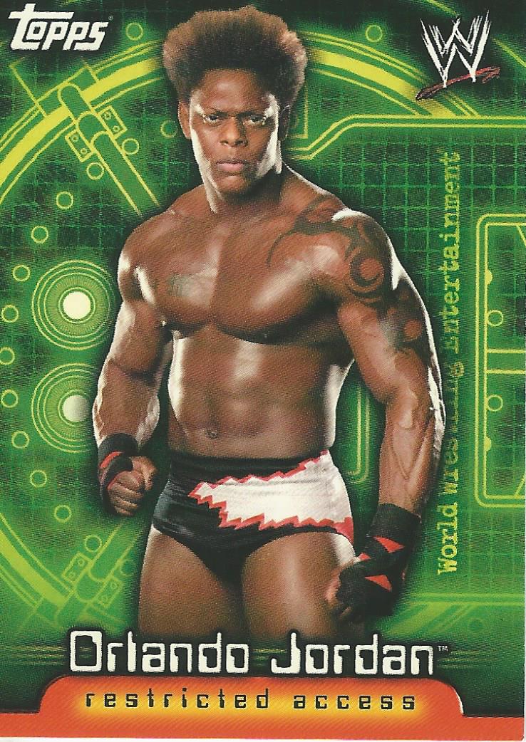 WWE Topps Insider 2006 Trading Cards US Orlando Jordan No.54