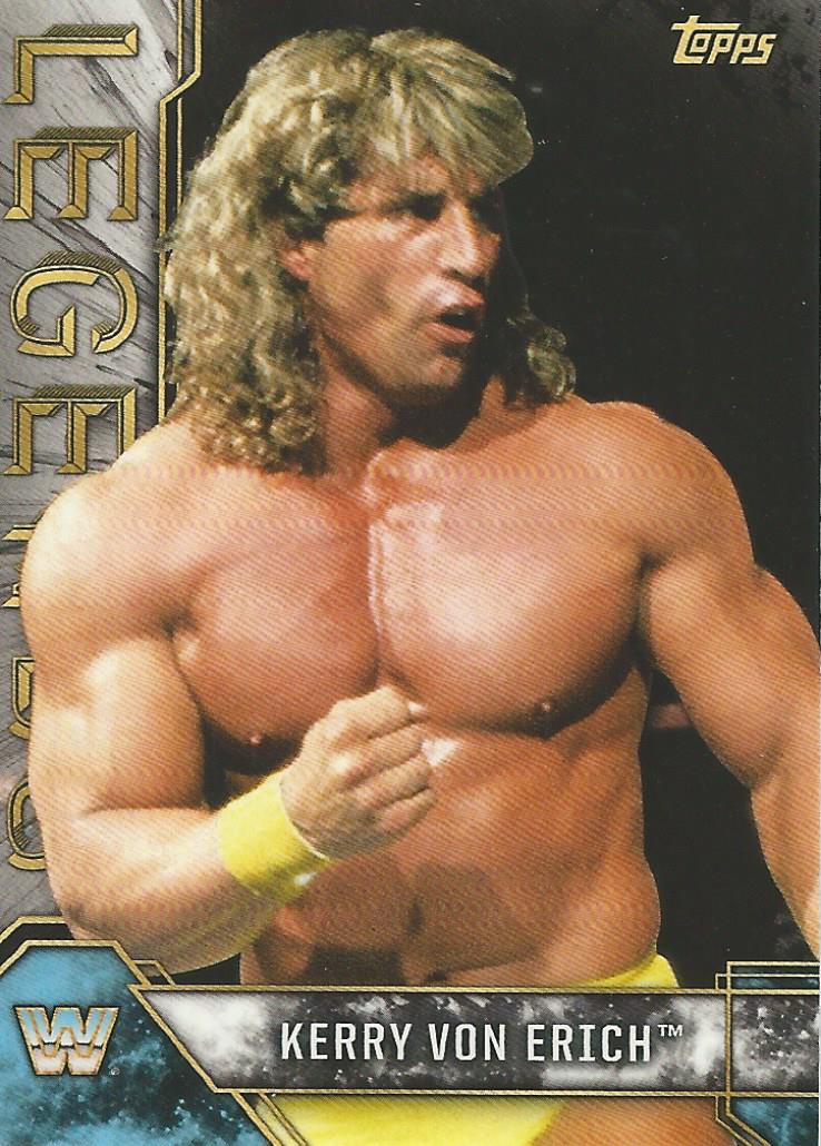 WWE Topps Legends 2017 Trading Card Kerry Von Erich No.54