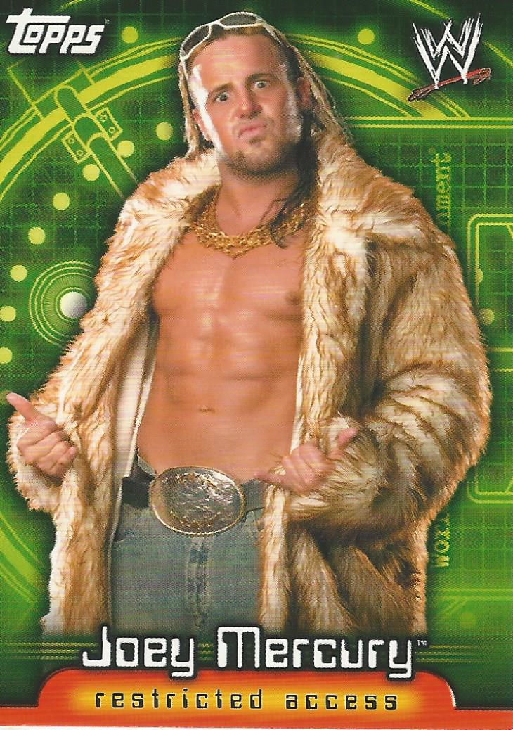 WWE Topps Insider 2006 Trading Card Joey Mercury No.54