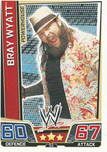 WWE Slam Attax Superstars 2013 Trading Card Bray Wyatt No.54
