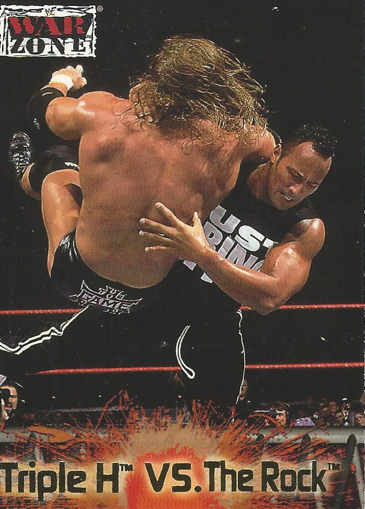 WWF Fleer Raw 2001 Trading Cards The Rock No.54