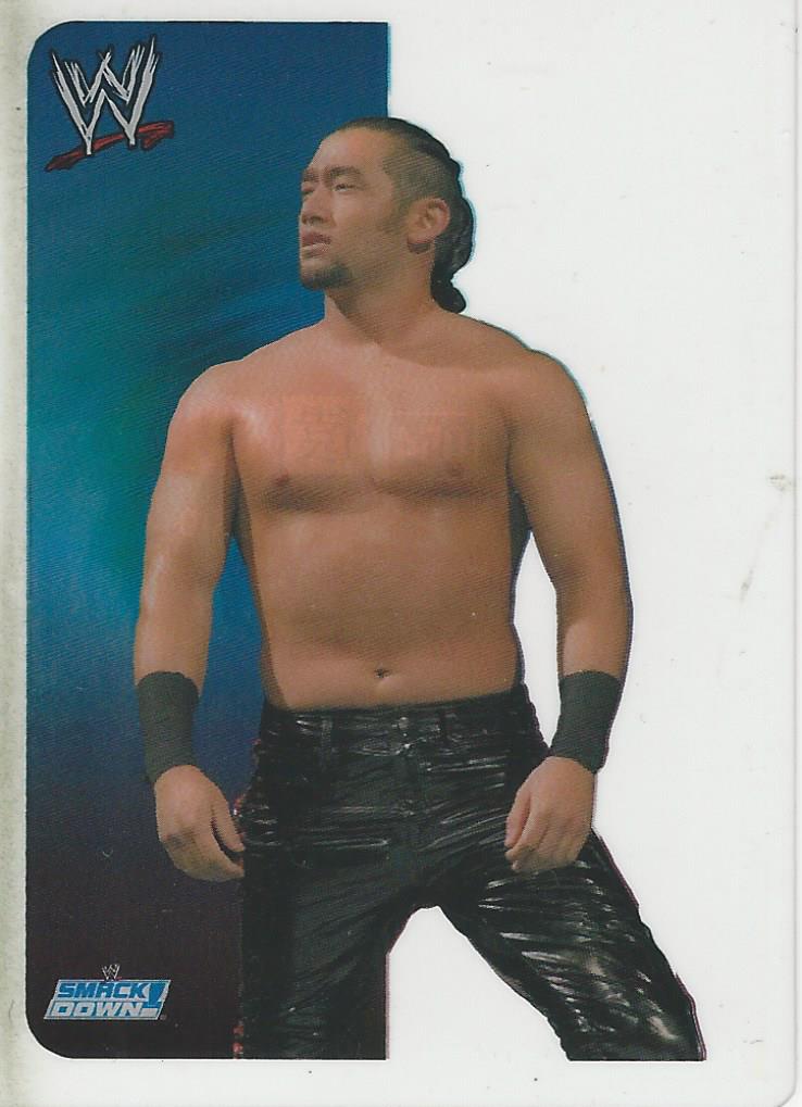 WWE Edibas Lamincards 2004 Akio No.54