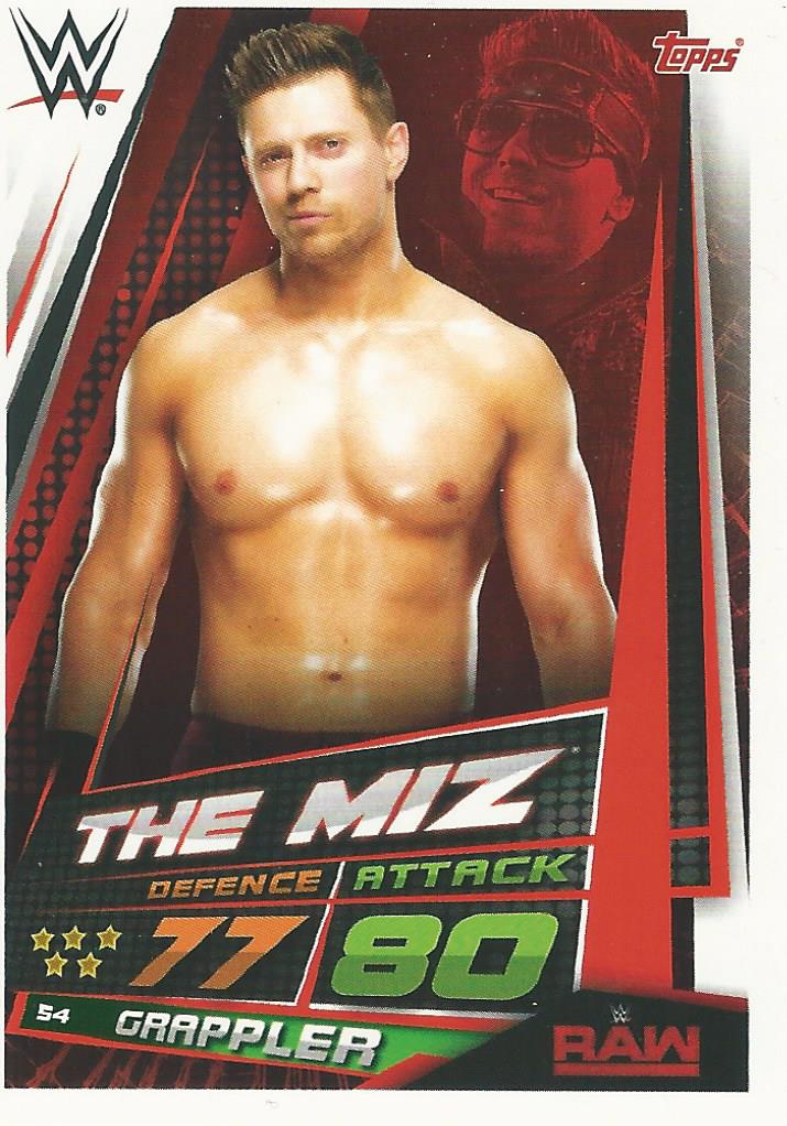 WWE Topps Slam Attax Universe 2019 Trading Card Miz No.54