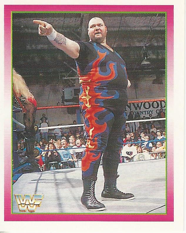 WWF Merlin Stickers 1995 Bam Bam Bigelow No.54