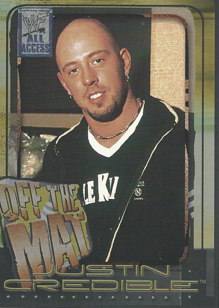 WWF Fleer All Access Trading Cards 2002 Justin Credible No.54