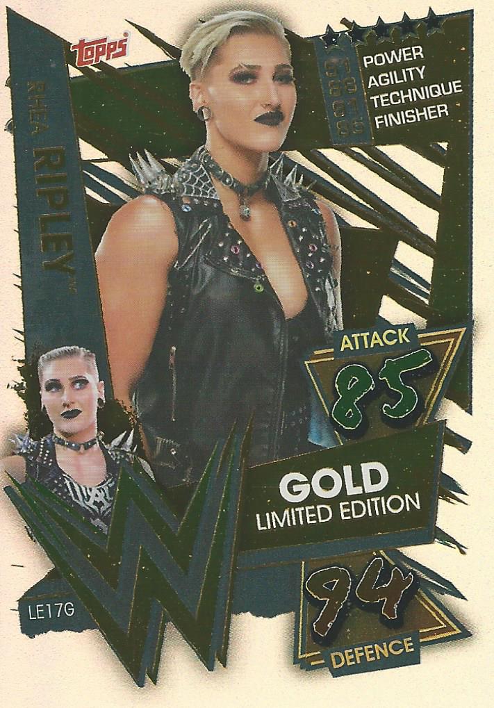 WWE Topps Slam Attax 2021 Trading Card Rhea Ripley LE17G